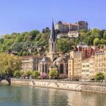 Vue du Vieux Lyon depuis les quais de la Presqu'île de Lyon