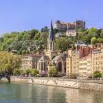 Vue du Vieux Lyon depuis les quais de la Presqu'île de Lyon
