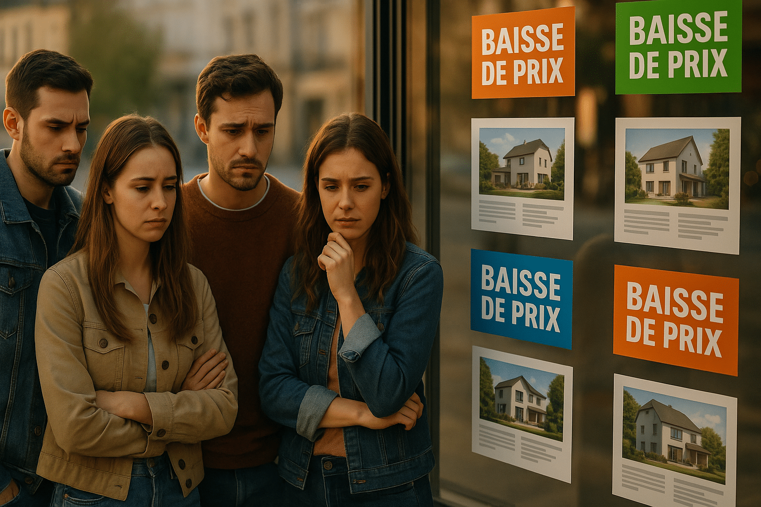 Le paradoxe immobilier en France : des prix en baisse, mais peu d&rsquo;acheteurs