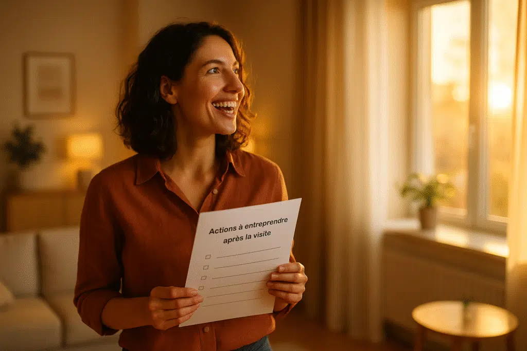 découvrez les 7 actions essentielles à entreprendre immédiatement après une visite immobilière pour maximiser vos chances de concrétiser votre projet d'achat. soyez préparé et transformez cette visite en succès grâce à nos conseils pratiques.