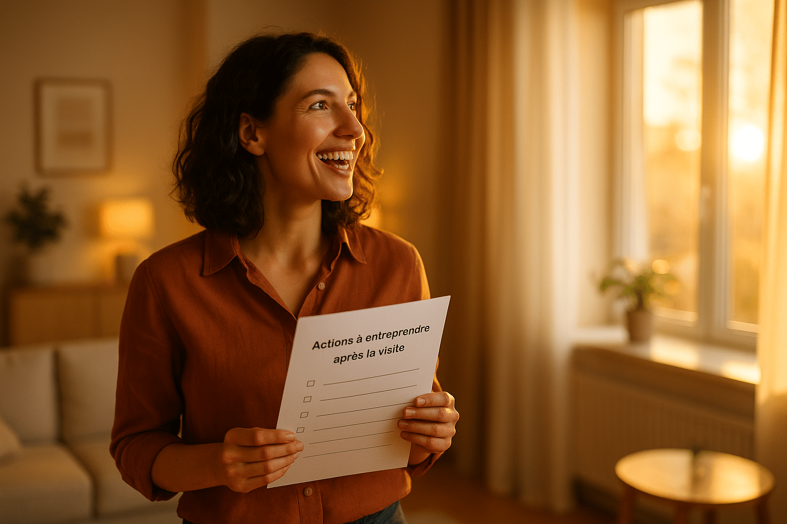 Vente immobilière : la liste des 7 choses à faire juste après une visite pour transformer l&rsquo;essai.