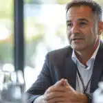Consultant en investissement immobilier durant un interview