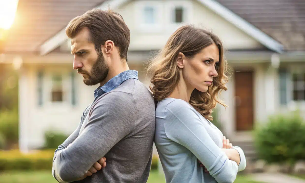 Un couple qui divorce et risque de vendre la maison