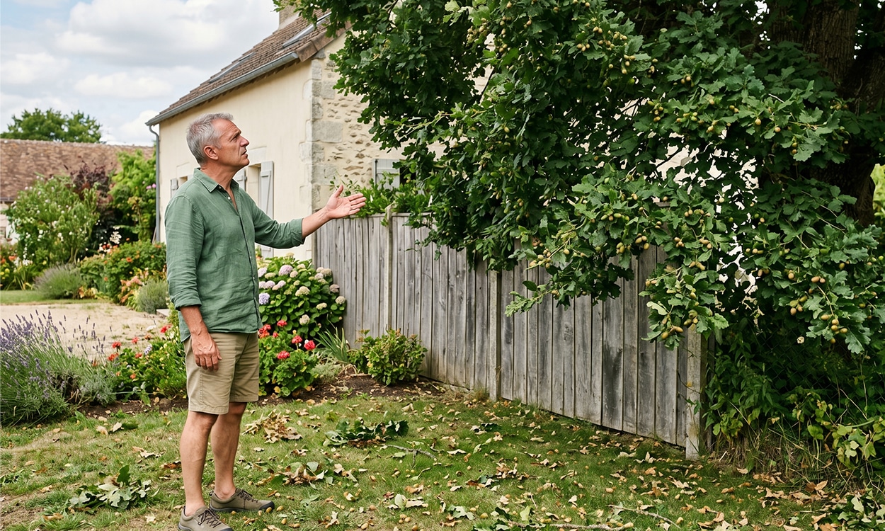 Arbre du voisin : feuilles, fruits et racines qui débordent chez vous, que faire