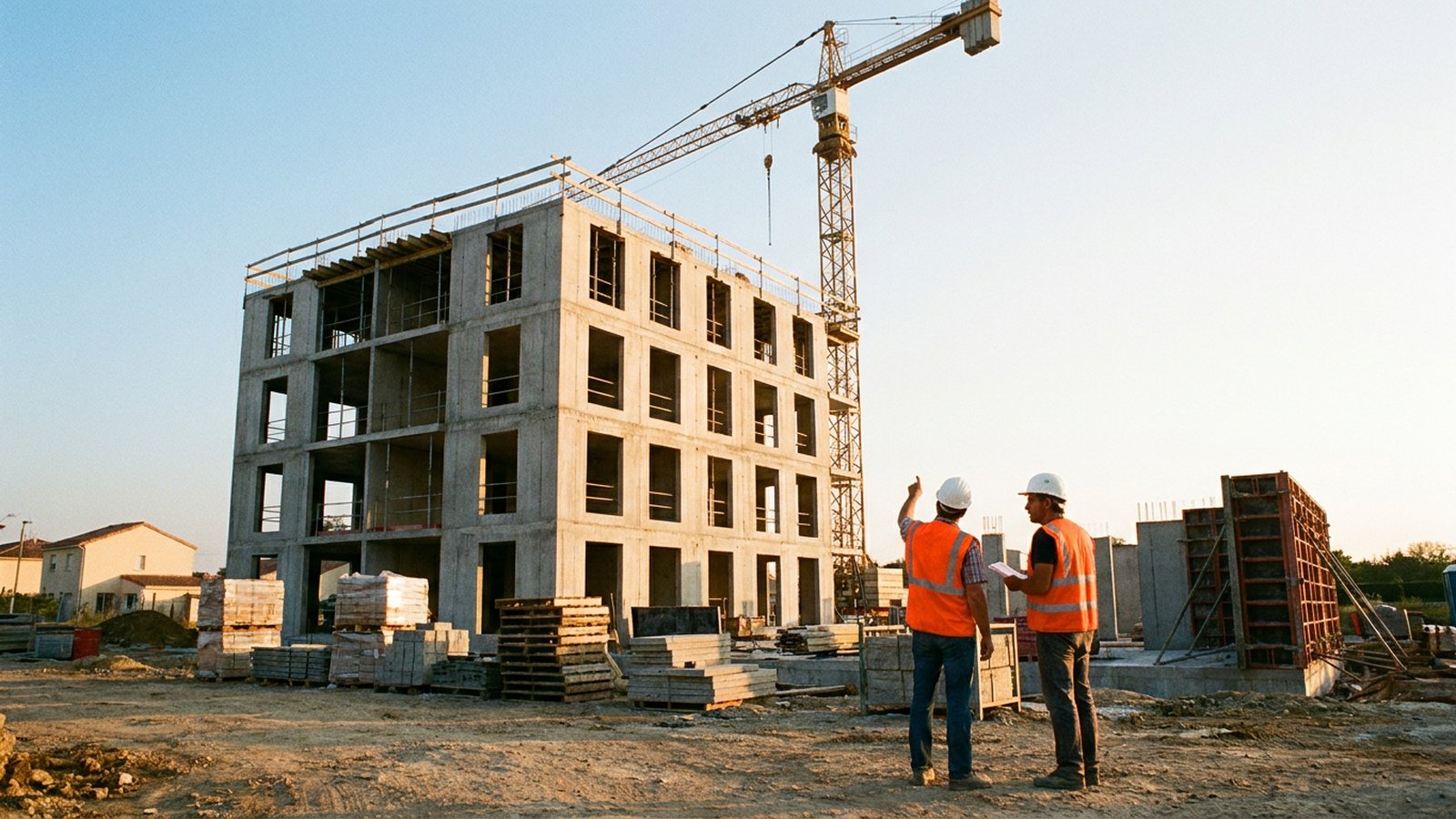 Construction de logements : le recul de 11,8 % ne se mesure pas sur un an