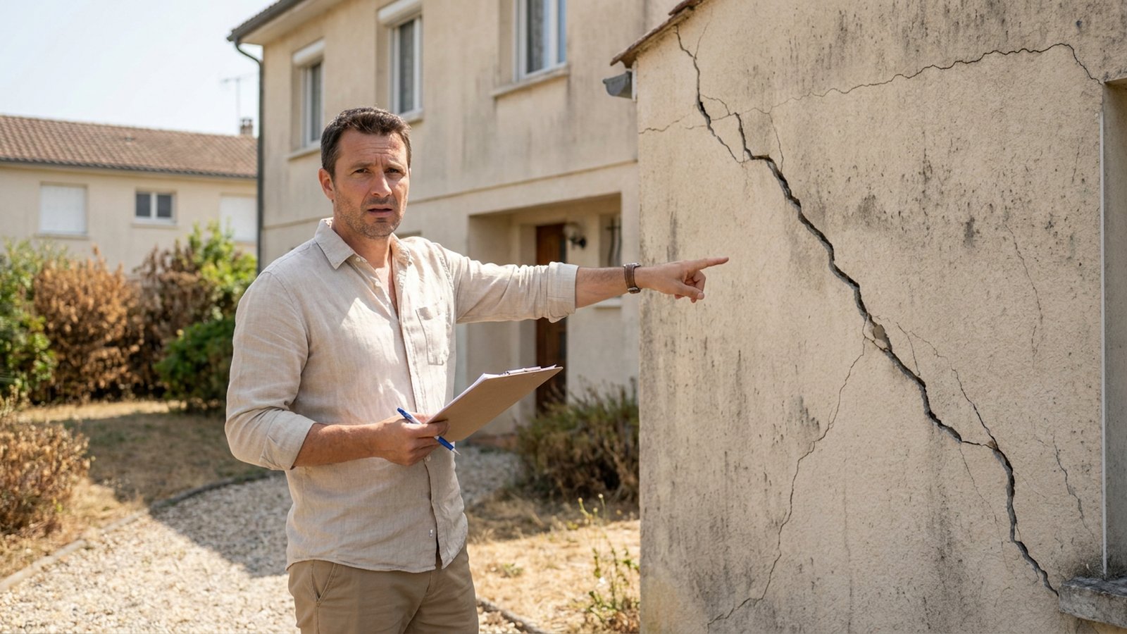 Maisons fissurées : les experts d&rsquo;assurance sécheresse devront suivre 70 heures de formation